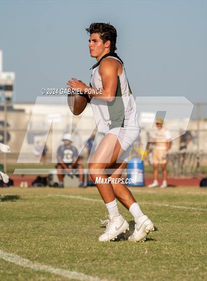Thumbnail 3 in Holtville vs Yuma Catholic (7 on 7) photogallery.