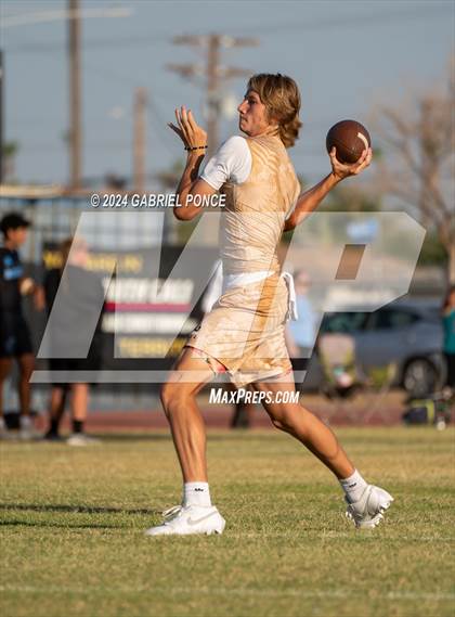 Thumbnail 1 in Holtville vs Yuma Catholic (7 on 7) photogallery.