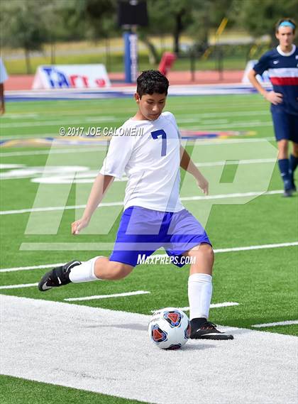 Thumbnail 2 in Dallas International vs Presbyterian Pan American (TAPPS State Soccer Championship Final) photogallery.