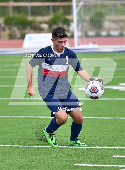 Thumbnail 2 in Dallas International vs Presbyterian Pan American (TAPPS State Soccer Championship Final) photogallery.