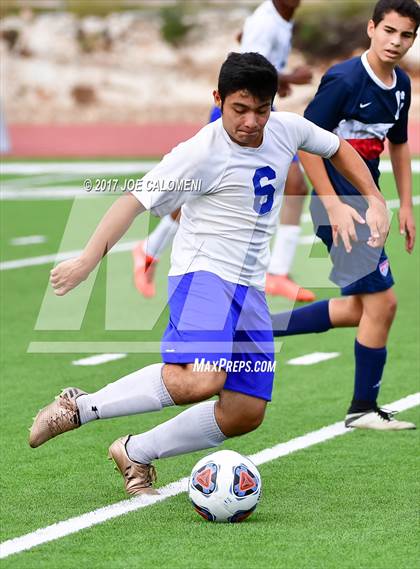 Thumbnail 3 in Dallas International vs Presbyterian Pan American (TAPPS State Soccer Championship Final) photogallery.