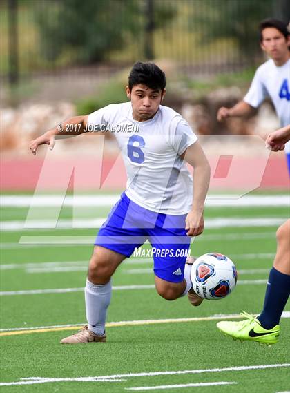 Thumbnail 3 in Dallas International vs Presbyterian Pan American (TAPPS State Soccer Championship Final) photogallery.