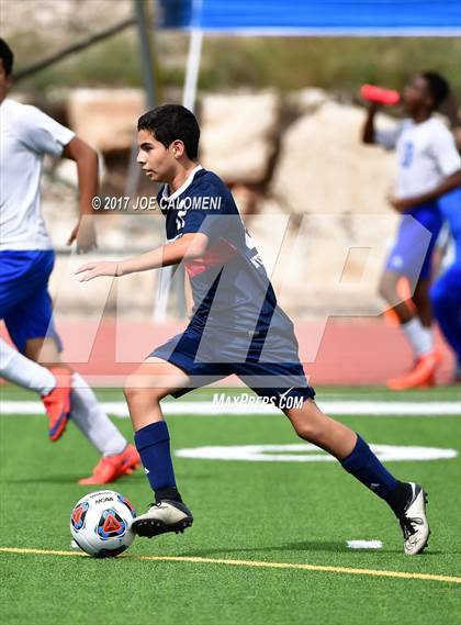 Thumbnail 2 in Dallas International vs Presbyterian Pan American (TAPPS State Soccer Championship Final) photogallery.
