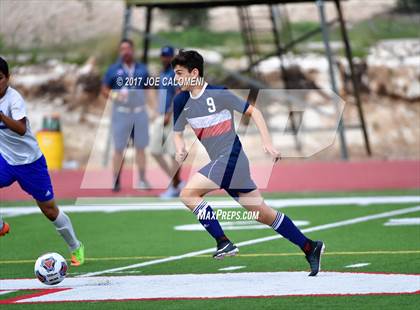 Thumbnail 1 in Dallas International vs Presbyterian Pan American (TAPPS State Soccer Championship Final) photogallery.