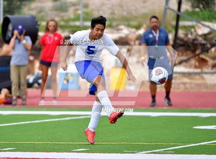 Thumbnail 2 in Dallas International vs Presbyterian Pan American (TAPPS State Soccer Championship Final) photogallery.
