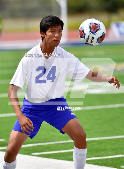 Thumbnail 2 in Dallas International vs Presbyterian Pan American (TAPPS State Soccer Championship Final) photogallery.