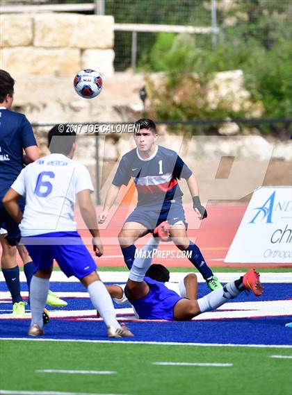 Thumbnail 3 in Dallas International vs Presbyterian Pan American (TAPPS State Soccer Championship Final) photogallery.