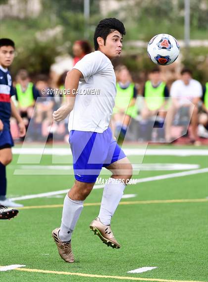 Thumbnail 1 in Dallas International vs Presbyterian Pan American (TAPPS State Soccer Championship Final) photogallery.
