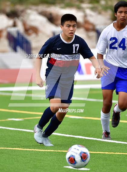 Thumbnail 1 in Dallas International vs Presbyterian Pan American (TAPPS State Soccer Championship Final) photogallery.