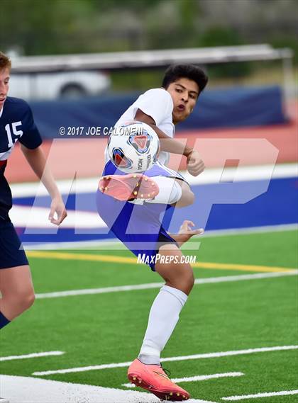 Thumbnail 3 in Dallas International vs Presbyterian Pan American (TAPPS State Soccer Championship Final) photogallery.