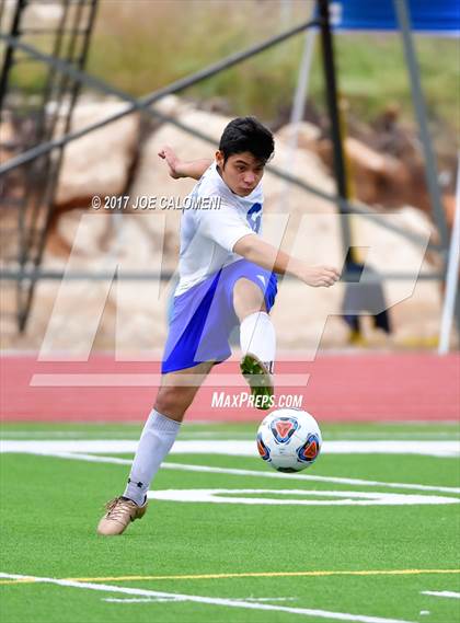 Thumbnail 2 in Dallas International vs Presbyterian Pan American (TAPPS State Soccer Championship Final) photogallery.