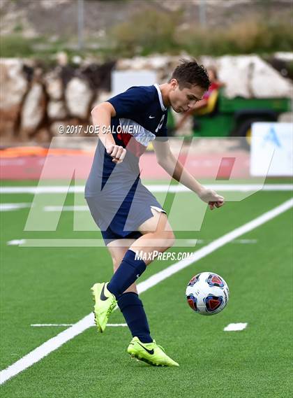 Thumbnail 1 in Dallas International vs Presbyterian Pan American (TAPPS State Soccer Championship Final) photogallery.