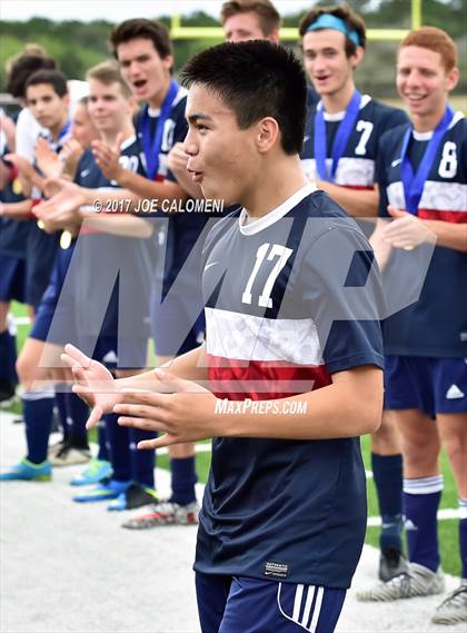 Thumbnail 3 in Dallas International vs Presbyterian Pan American (TAPPS State Soccer Championship Final) photogallery.