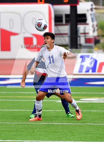 Thumbnail 3 in Dallas International vs Presbyterian Pan American (TAPPS State Soccer Championship Final) photogallery.