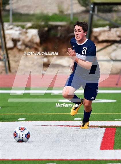 Thumbnail 1 in Dallas International vs Presbyterian Pan American (TAPPS State Soccer Championship Final) photogallery.