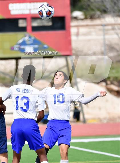 Thumbnail 1 in Dallas International vs Presbyterian Pan American (TAPPS State Soccer Championship Final) photogallery.