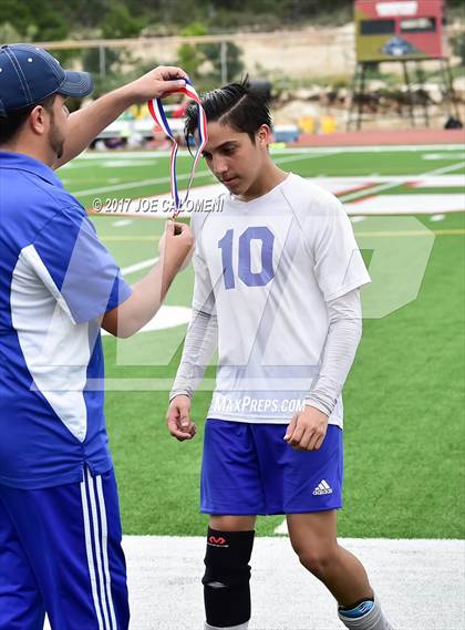 Thumbnail 1 in Dallas International vs Presbyterian Pan American (TAPPS State Soccer Championship Final) photogallery.