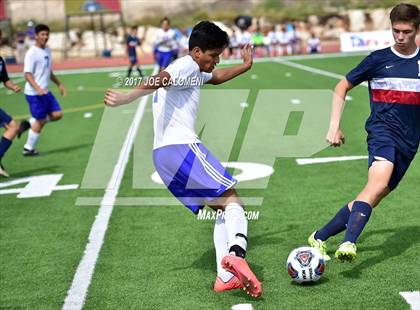 Thumbnail 3 in Dallas International vs Presbyterian Pan American (TAPPS State Soccer Championship Final) photogallery.