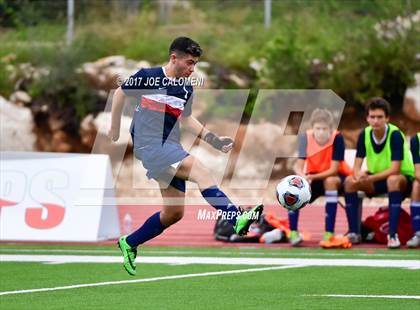 Thumbnail 2 in Dallas International vs Presbyterian Pan American (TAPPS State Soccer Championship Final) photogallery.