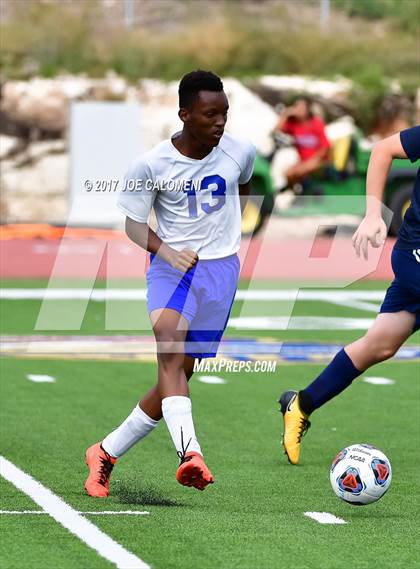 Thumbnail 2 in Dallas International vs Presbyterian Pan American (TAPPS State Soccer Championship Final) photogallery.