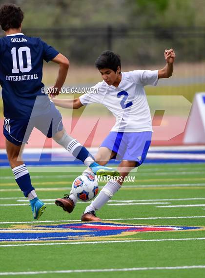 Thumbnail 2 in Dallas International vs Presbyterian Pan American (TAPPS State Soccer Championship Final) photogallery.