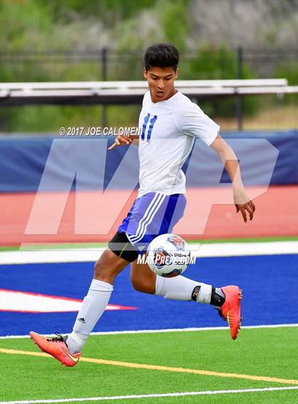 Thumbnail 1 in Dallas International vs Presbyterian Pan American (TAPPS State Soccer Championship Final) photogallery.
