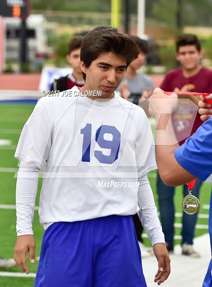 Thumbnail 2 in Dallas International vs Presbyterian Pan American (TAPPS State Soccer Championship Final) photogallery.
