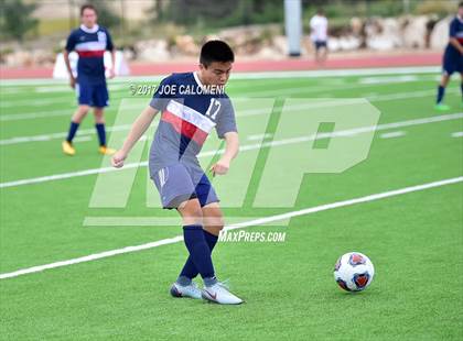 Thumbnail 1 in Dallas International vs Presbyterian Pan American (TAPPS State Soccer Championship Final) photogallery.