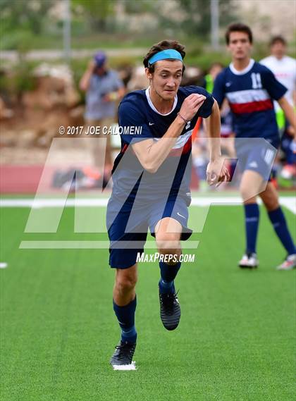 Thumbnail 3 in Dallas International vs Presbyterian Pan American (TAPPS State Soccer Championship Final) photogallery.