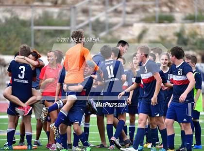Thumbnail 2 in Dallas International vs Presbyterian Pan American (TAPPS State Soccer Championship Final) photogallery.