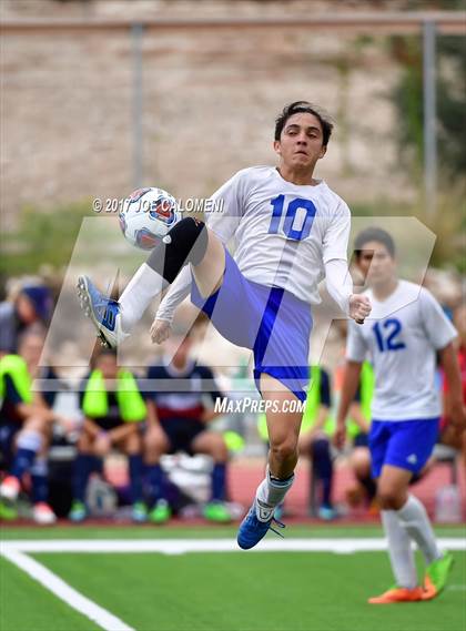 Thumbnail 1 in Dallas International vs Presbyterian Pan American (TAPPS State Soccer Championship Final) photogallery.