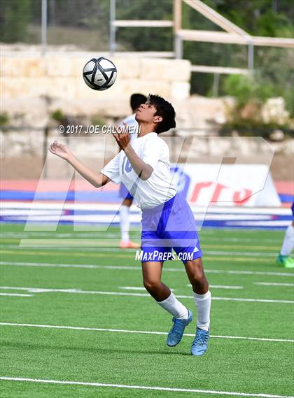 Thumbnail 1 in Dallas International vs Presbyterian Pan American (TAPPS State Soccer Championship Final) photogallery.