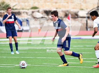 Thumbnail 1 in Dallas International vs Presbyterian Pan American (TAPPS State Soccer Championship Final) photogallery.