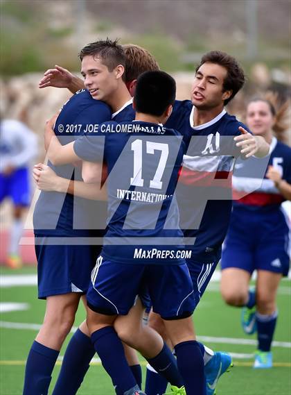 Thumbnail 3 in Dallas International vs Presbyterian Pan American (TAPPS State Soccer Championship Final) photogallery.