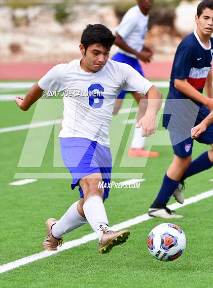 Thumbnail 1 in Dallas International vs Presbyterian Pan American (TAPPS State Soccer Championship Final) photogallery.
