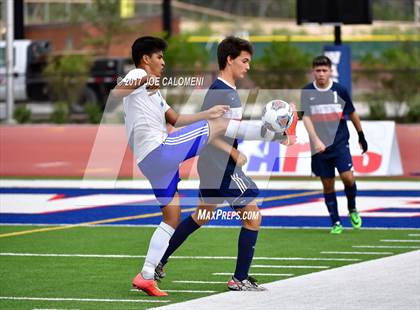 Thumbnail 3 in Dallas International vs Presbyterian Pan American (TAPPS State Soccer Championship Final) photogallery.