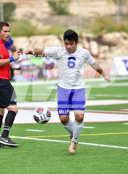 Thumbnail 3 in Dallas International vs Presbyterian Pan American (TAPPS State Soccer Championship Final) photogallery.