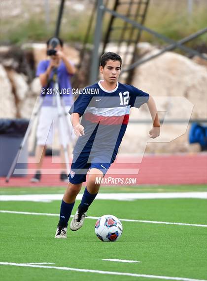Thumbnail 3 in Dallas International vs Presbyterian Pan American (TAPPS State Soccer Championship Final) photogallery.