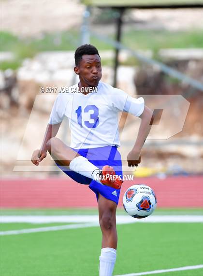 Thumbnail 3 in Dallas International vs Presbyterian Pan American (TAPPS State Soccer Championship Final) photogallery.