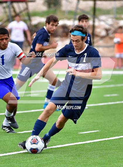 Thumbnail 1 in Dallas International vs Presbyterian Pan American (TAPPS State Soccer Championship Final) photogallery.