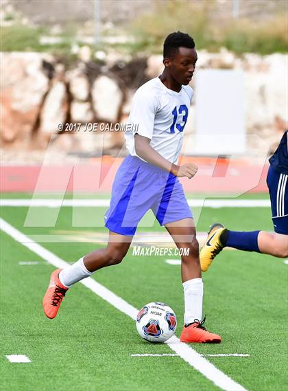 Thumbnail 3 in Dallas International vs Presbyterian Pan American (TAPPS State Soccer Championship Final) photogallery.