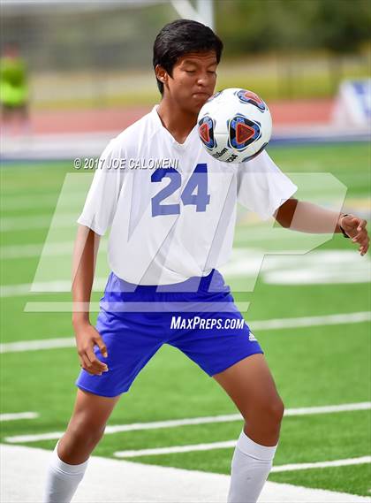 Thumbnail 3 in Dallas International vs Presbyterian Pan American (TAPPS State Soccer Championship Final) photogallery.