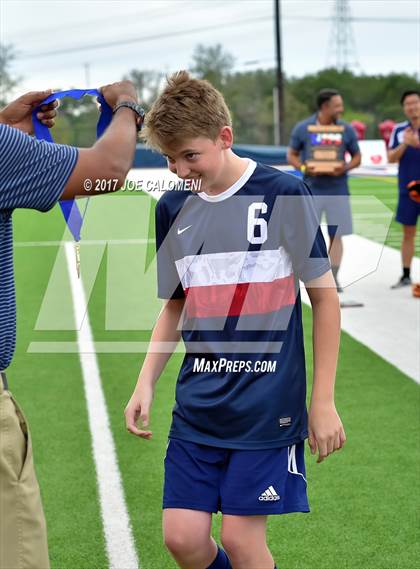 Thumbnail 3 in Dallas International vs Presbyterian Pan American (TAPPS State Soccer Championship Final) photogallery.