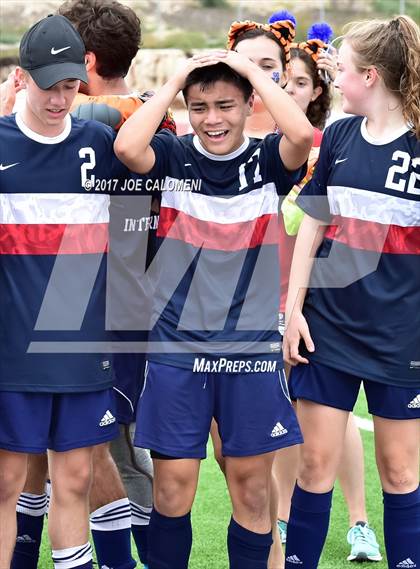 Thumbnail 2 in Dallas International vs Presbyterian Pan American (TAPPS State Soccer Championship Final) photogallery.