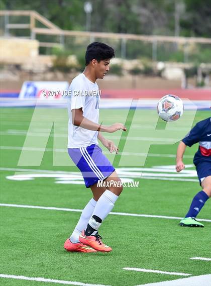 Thumbnail 3 in Dallas International vs Presbyterian Pan American (TAPPS State Soccer Championship Final) photogallery.