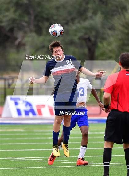 Thumbnail 3 in Dallas International vs Presbyterian Pan American (TAPPS State Soccer Championship Final) photogallery.