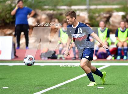 Thumbnail 2 in Dallas International vs Presbyterian Pan American (TAPPS State Soccer Championship Final) photogallery.