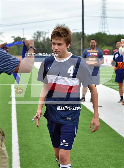 Thumbnail 1 in Dallas International vs Presbyterian Pan American (TAPPS State Soccer Championship Final) photogallery.