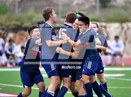 Thumbnail 2 in Dallas International vs Presbyterian Pan American (TAPPS State Soccer Championship Final) photogallery.