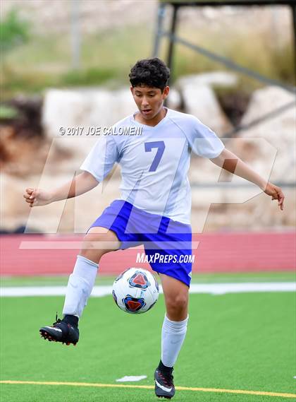 Thumbnail 3 in Dallas International vs Presbyterian Pan American (TAPPS State Soccer Championship Final) photogallery.